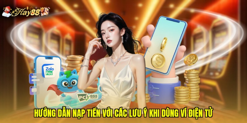 Hướng dẫn nạp tiền với các lưu ý khi dùng ví điện tử